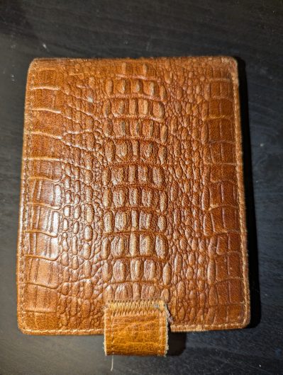 Leather dragon wallet