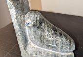 Vintage Signed Inuit Soap Stone Carvings Seal and Walrus 5 inches (Damaged)