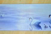 Magic Swan Print 35 x 12 inches