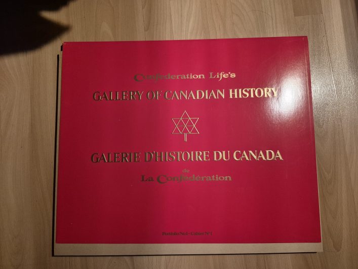 Set of 20 Canadian history prints