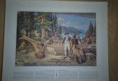 Set of 20 Canadian history prints