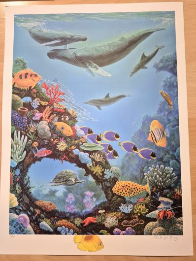 Charles Lynn Bragg “Beauty of the Reef” 19.5 x 27 inches Fine Art Limited Edition Print