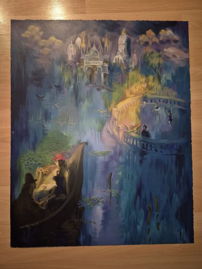 Hailan Gong “Dreams of Venice” 23.5 x 30 inches Limited Edition Serigraph