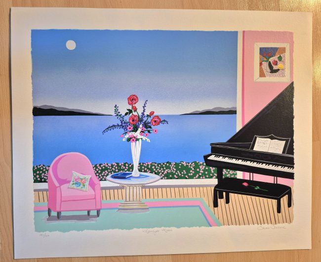 Susan Ann Scollard “Moonlight Music” Serigraph