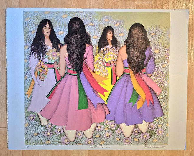 Alice Asmar “Taos Corn Dancers” Lithograph