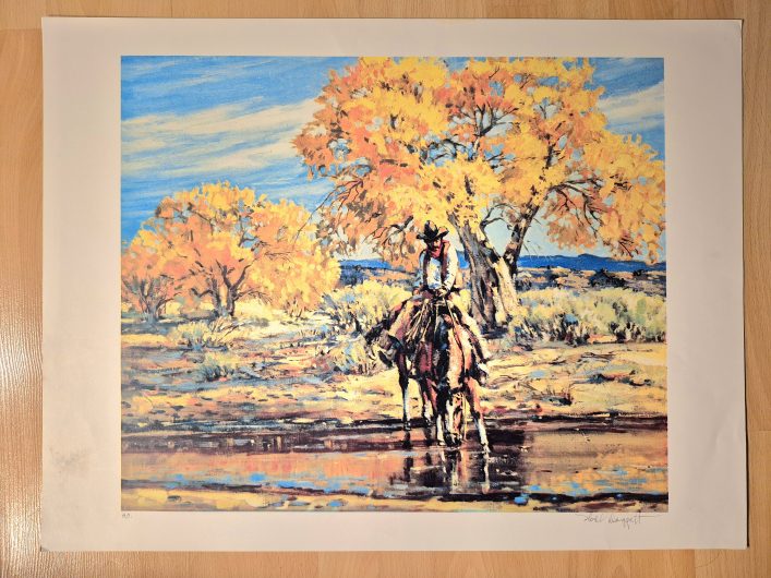 Noel Daggett’s “Halfway to Lomey” Signed Lithograph