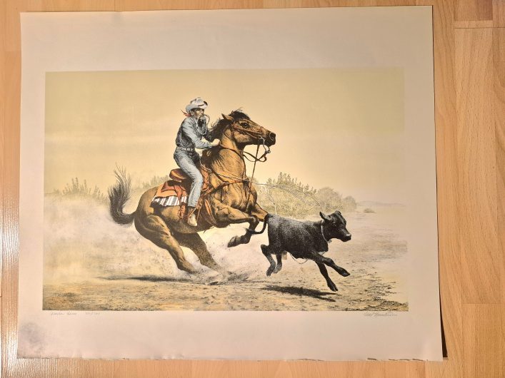 Mel Hunter’s “Quarter Horse” Signed Lithograph